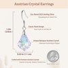 image:imageAustrian Crystal Baroque Drop Dangle Earrings for Women 925 Sterling Silver Hook Hypoallergenic JewelryAurora Borealis