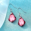 image:imageAustrian Crystal Baroque Drop Dangle Earrings for Women 925 Sterling Silver Hook Hypoallergenic JewelryPink