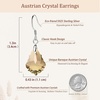 image:imageAustrian Crystal Baroque Drop Dangle Earrings for Women 925 Sterling Silver Hook Hypoallergenic JewelryTopaz
