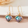 image:imageAustrian Crystal Bowknot Heart Drop Dangle Earrings for Women Fashion 14K Gold Plated Hypoallergenic JewelryVitrail Light