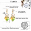 image:imageAustrian Crystal Bowknot Heart Drop Dangle Earrings for Women Fashion 14K Gold Plated Hypoallergenic JewelryVitrail Medium