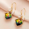 image:imageAustrian Crystal Bowknot Heart Drop Dangle Earrings for Women Fashion 14K Gold Plated Hypoallergenic JewelryVitrail Medium