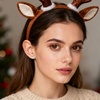 image:imageAustrian Crystal Christmas Reindeer Stud Earrings for Women  14K gold plated brassCute Reindeerball crystalButterfly Claspgift boxAurora Borealis