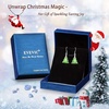image:imageAustrian Crystal Christmas Tree Drop Dangle Earrings for Women 925 Sterling Silver Hook Hypoallergenic Jewelry Xmas GiftGreen