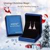 image:imageAustrian Crystal Christmas Tree Drop Dangle Earrings for Women 925 Sterling Silver Hook Hypoallergenic Jewelry Xmas GiftRainbow