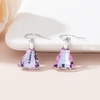 image:imageAustrian Crystal Christmas Tree Drop Dangle Earrings for Women 925 Sterling Silver Hook Hypoallergenic Jewelry Xmas GiftVitrail Light