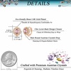 image:imageAustrian Crystal Halo Round Leverback Huggie Earrings for Women 14K Rose Gold Plated Hypoallergenic Jewelry GiftAntique Pink