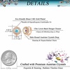 image:imageAustrian Crystal Halo Round Leverback Huggie Earrings for Women 14K Rose Gold Plated Hypoallergenic Jewelry GiftAurora Borealis