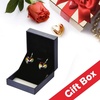 image:imageAustrian Crystal Heart Drop Dangle Earrings for Women 925 Sterling Silver Hook Hypoallergenic EarringBermuda Blue
