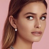 image:imageAustrian Crystal Heart Drop Leverback Earrings for Women 14K Rose Gold Plated Hypoallergenic JewelryAurora BorealisSilvertone