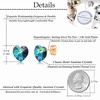 image:imageAustrian Crystal Heart Stud Earrings for Women 925 Sterling Silver Hypoallergenic Fashion JewelryRainbow