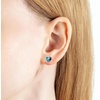 image:imageAustrian Crystal Heart Stud Earrings for Women 925 Sterling Silver Hypoallergenic Fashion JewelryRainbow