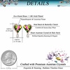 image:imageAustrian Crystal Heart Stud Earrings for Women Trendy Halo Drop Earrings 14K Gold Plated Hypoallergenic JewelryVitrail Medium
