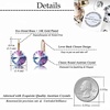 image:imageAustrian Crystal Round Drop Earrings for Women 14K Gold Plated Hypoallergenic Leverback Hoop EarringsVitrail Light