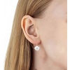 image:imageAustrian Crystal Square Leverback Drop Earrings for Women  Classic SquareCut Crystal14K GoldPlatedLeverback for Easy Secure WearGift Box IncludedFor Day and Evening EventsClear White