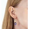 image:imageAustrian Crystal Teardrop Butterfly Drop Dangle Earrings for Women 14K Rose Gold Plated Hypoallergenic JewelryTanzanite
