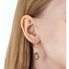 image:imageAustrian Crystal Teardrop Butterfly Drop Dangle Earrings for Women 14K Rose Gold Plated Hypoallergenic JewelryVitrail Medium