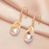 image:imageAustrian Crystal Teardrop Dangle Drop Earrings for Women 14K Gold Plated Hook Earring Hypoallergenic Jewelry Gifts for Women GirlsAurora Borealis