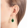 image:imageAustrian Crystal Teardrop Dangle Drop Earrings for Women 14K Gold Plated Hook Earring Hypoallergenic Jewelry Gifts for Women GirlsEmerald