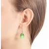 image:imageAustrian Crystal Teardrop Dangle Drop Earrings for Women 14K Gold Plated Hook Earring Hypoallergenic Jewelry Gifts for Women GirlsFern Green