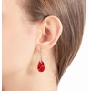 image:imageAustrian Crystal Teardrop Dangle Drop Earrings for Women 14K Gold Plated Hook Earring Hypoallergenic Jewelry Gifts for Women GirlsRed