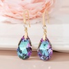image:imageAustrian Crystal Teardrop Dangle Drop Earrings for Women 14K Gold Plated Hook Earring Hypoallergenic Jewelry Gifts for Women GirlsVitrail Light