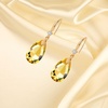 image:imageAustrian Crystal Teardrop Dangle Drop Earrings for Women 14K Gold Plated Hook Earring Hypoallergenic Jewelry Gifts for Women GirlsYellow