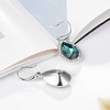 image:imageAustrian Crystal Teardrop Dangle Drop Earrings for Women Dangling 14K Gold Plated Hypoallergenic JewelryGreen