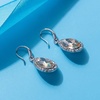 image:imageAustrian Crystal Teardrop Dangle Drop Earrings for Women Dangling 14K Gold Plated Hypoallergenic JewelryLight Topaz