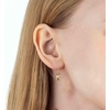 image:imageAustrian Crystal Teardrop Dangle Earrings for Women Drop Hook Earring 14K Rose Gold Plated Hypoallergenic JewelryLight Topaz