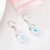 image:imageAustrian Crystal Teardrop Dangle Hook Earrings for Women 14K Gold Plated Hypoallergenic JewelryAurora Borealis