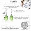 image:imageAustrian Crystal Teardrop Dangle Hook Earrings for Women 14K Gold Plated Hypoallergenic JewelryGreen