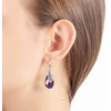 image:imageAustrian Crystal Teardrop Dangle Hook Earrings for Women 14K Gold Plated Hypoallergenic JewelryRainbow Crystal