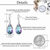image:imageAustrian Crystal Teardrop Dangle Hook Earrings for Women 14K Gold Plated Hypoallergenic JewelryVitrail Light