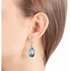 image:imageAustrian Crystal Teardrop Dangle Hook Earrings for Women 14K Gold Plated Hypoallergenic JewelryVitrail Light