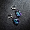 image:imageAustrian Crystal Teardrop Dangle Hook Earrings for Women 14K Gold Plated Hypoallergenic JewelryVitrail Light