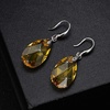 image:imageAustrian Crystal Teardrop Dangle Hook Earrings for Women 14K Gold Plated Hypoallergenic JewelryYellow