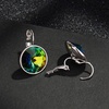image:imageAustrian Crystals Round Drop Leverback Earrings for Women 14K Gold Plated Hypoallergenic Hoop EarringsRainbow