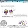 image:imageCube Austrian Crystal Drop Stud Earrings for Women Fashion S925 Sterling Silver Hypoallergenic JewelryRainbow