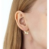 image:imageEVEVIC Austrian Crystal Butterfly Earrings Drop Leverback Earrings for Women 14K Rose Gold Plated Hypoallergenic Jewelry GiftsLight Topaz