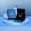 image:imageEVEVIC Austrian Crystal Butterfly Pendant Necklaces and Earrings Jewelry Set Blue