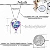 image:imageEVEVIC Austrian Crystal Heart Pendant Necklaces for Women Fashion 14K Gold Plated Dainty Necklace Hypoallergenic JewelryVitrail Light