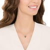 image:imageEVEVIC Austrian Crystal Heart Pendant Necklaces for Women Fashion 14K Gold Plated Dainty Necklace Hypoallergenic JewelryVitrail Medium