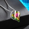 image:imageEVEVIC Austrian Crystal Heart Pendant Necklaces for Women Fashion 14K Gold Plated Dainty Necklace Hypoallergenic JewelryVitrail Medium