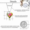 image:imageEVEVIC Austrian Crystal Heart Pendant Necklaces for Women Fashion 14K Gold Plated Dainty Necklace Hypoallergenic JewelryVitrail Medium