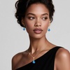 image:imageEVEVIC Austrian Crystals Baroque Pendant Necklace Earrings for Women 14K Gold Plated Hypoallergenic Leverback Drop Dangle Earrings Jewelry SetBermuda Blue