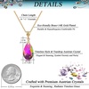 image:imageEVEVIC Austrian Crystals Teardrop Pendant Necklace for Women 14K Gold Plated Ecofriendly Brass Hypoallergenic JewelryVitrail Medium