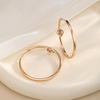 image:imageEVEVIC Trendy Austrian Crystals Heart Hoop Earrings for Women 14K Gold Plated Hypoallergenic Hoops Earring Jewelry GiftLight Topaz