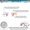 image:imageHeart Austrian Crystal Stud Earrings for Women Fashion 925 Sterling Silver Hypoallergenic JewelryPink
