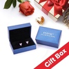 image:imageHeart Austrian Crystal Stud Earrings for Women Fashion 925 Sterling Silver Hypoallergenic JewelryTopaz